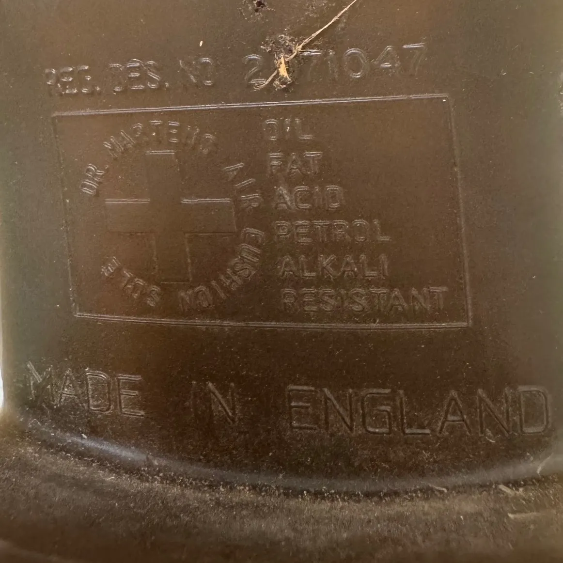 Vintage Dr. Martens UK sz4 Chunky Brown Lace Up Platform Loafer Made In England - Image 8