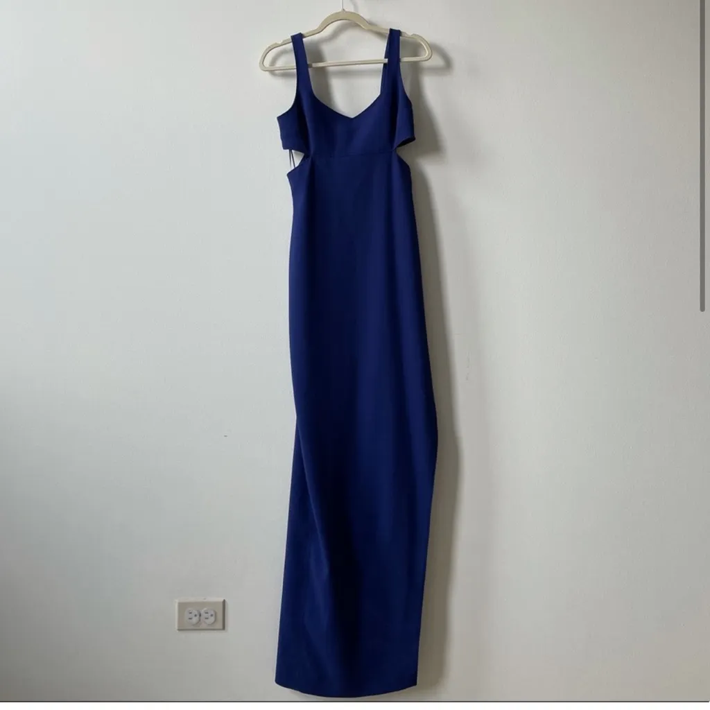 LIKELY Gown Blue with Cutouts‎ size 4 R - Image 6