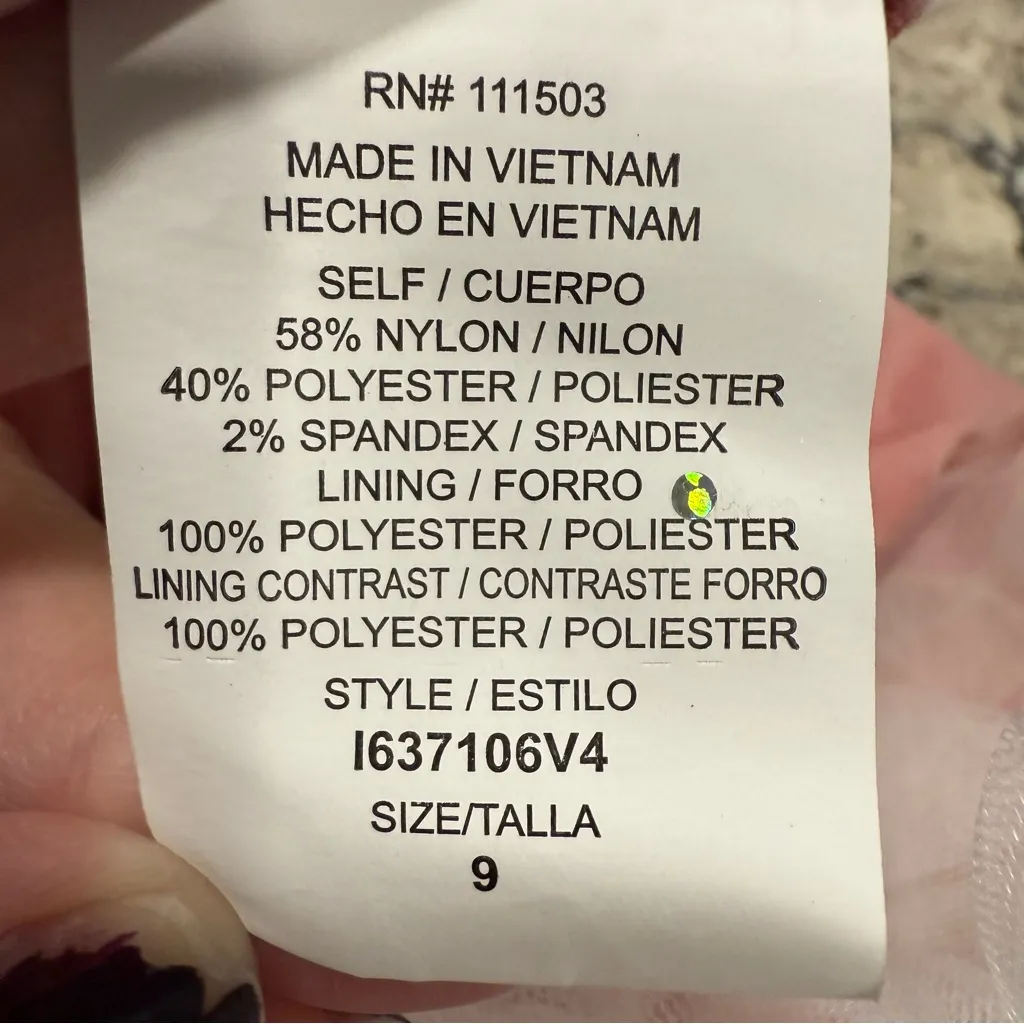 As U Wish Lace Midi Skirt with Pink Ribbon, Size 9 - Image 5