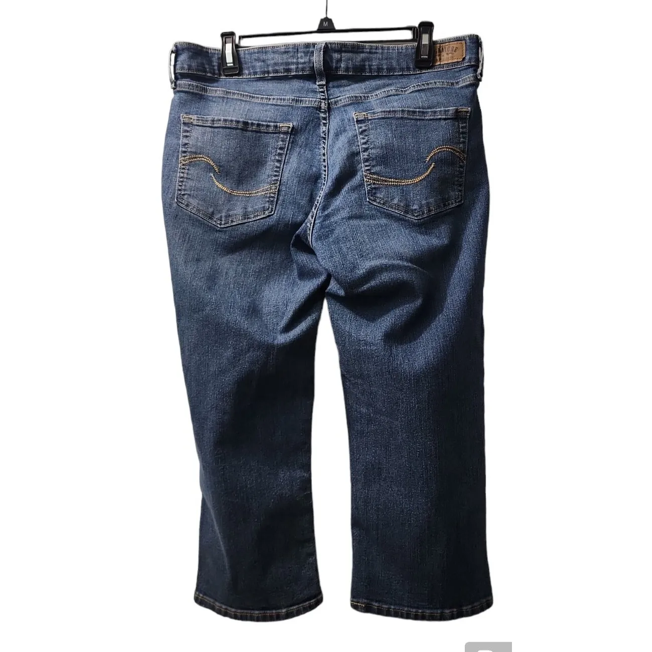 Signature Levi Strauss & Co. Denim Jeans‎ Bootcut Dark Wash  Size 12 - Image 2