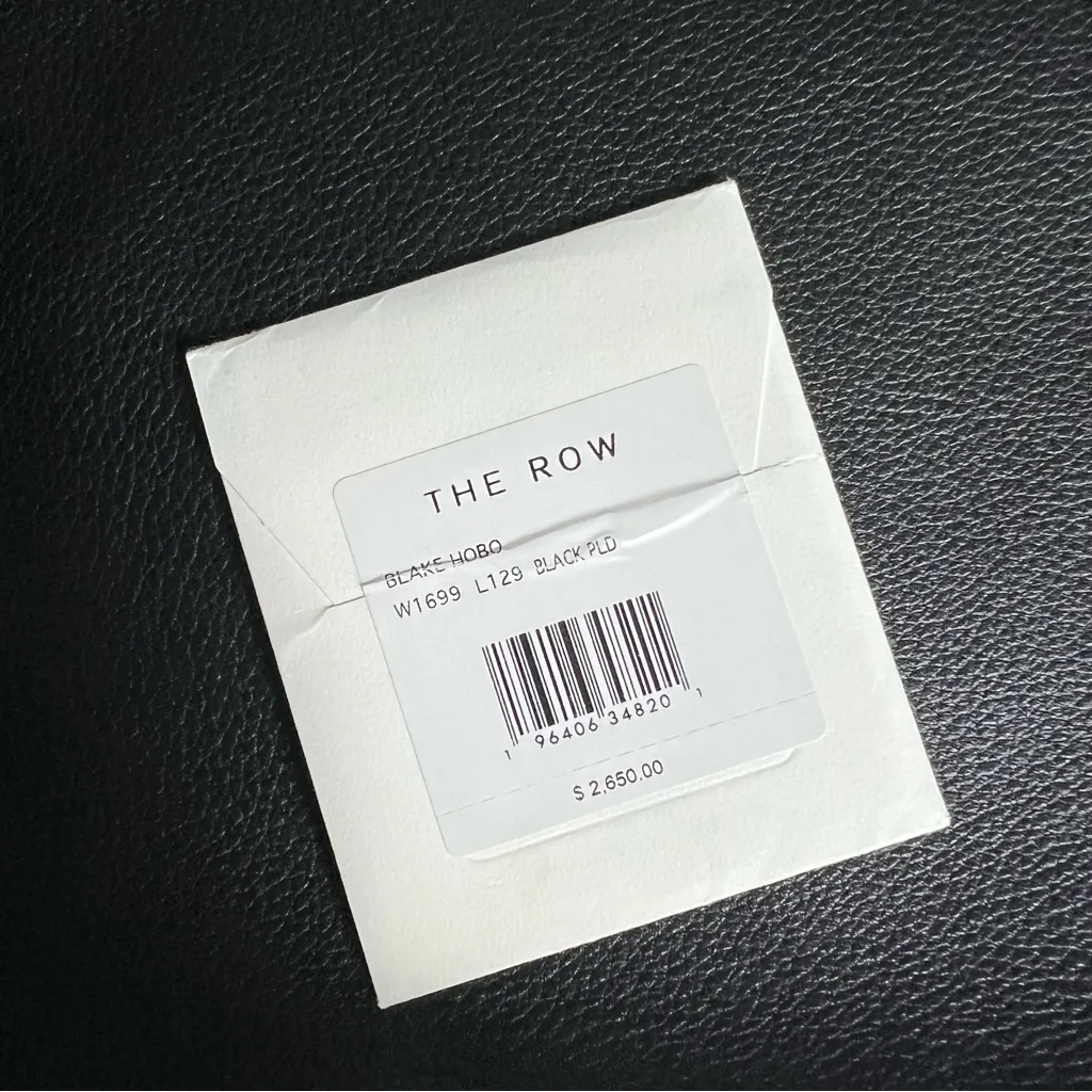 NWT THE ROW Blake Leather Tote Shoulder Bag in Black - Image 13