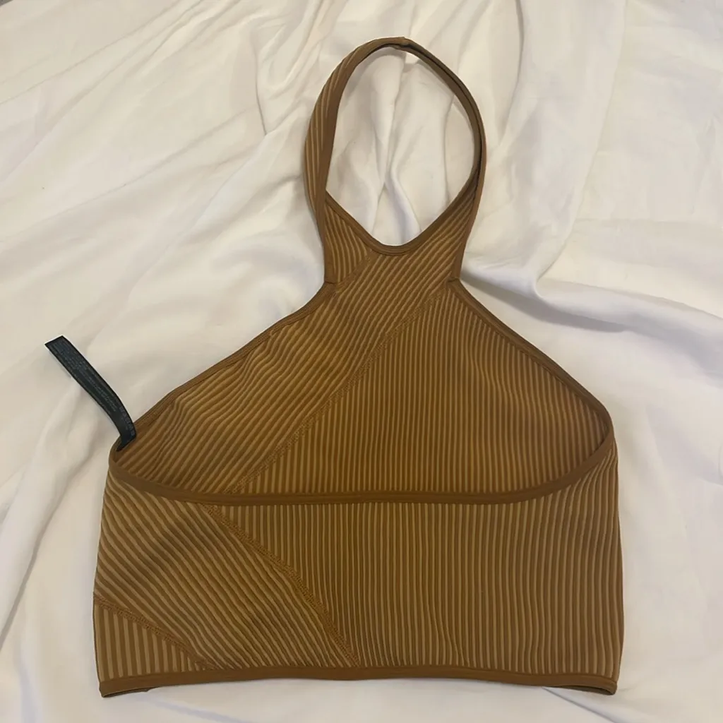 Out From Under Harmony Engineered Rib Halter Bra Top Size M/L - Image 7