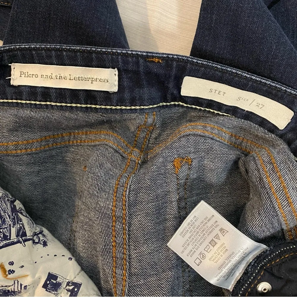 Pilcro and The Letterpress Anthropologie Stet Skinny Jeans Size 27 - Image 3