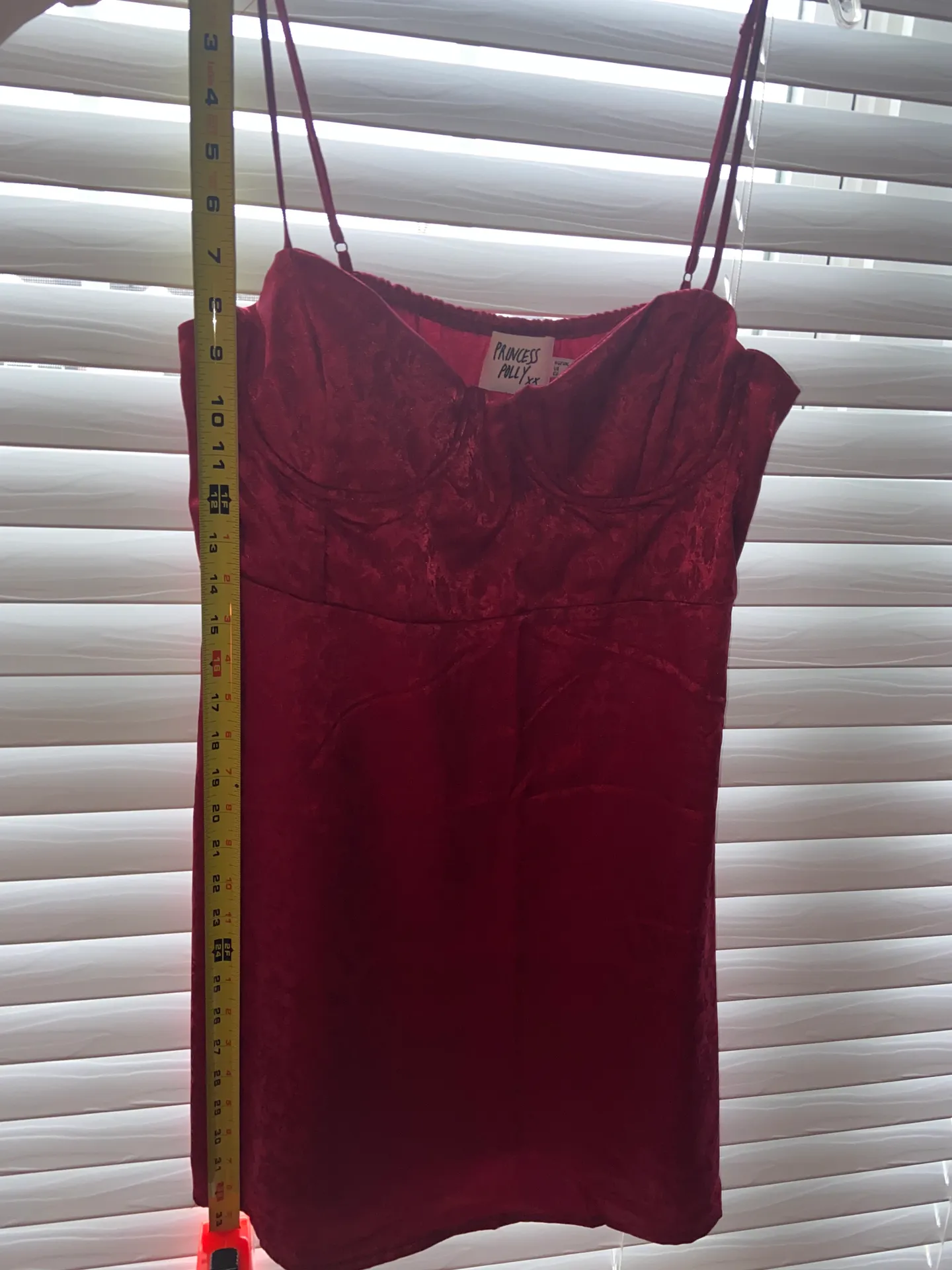 Princess Polly Diva Mini Dress In Deep Red - Image 6