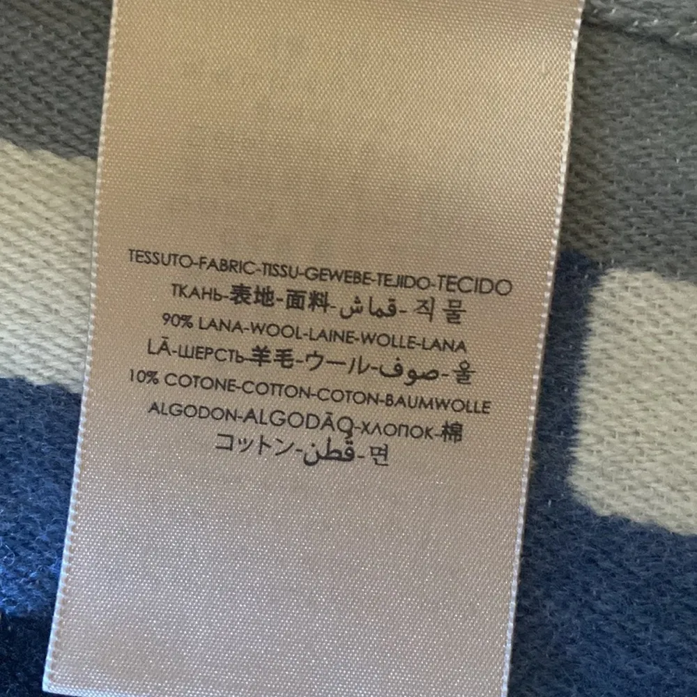 Gucci Logo Striped Wool Scarf - Image 4