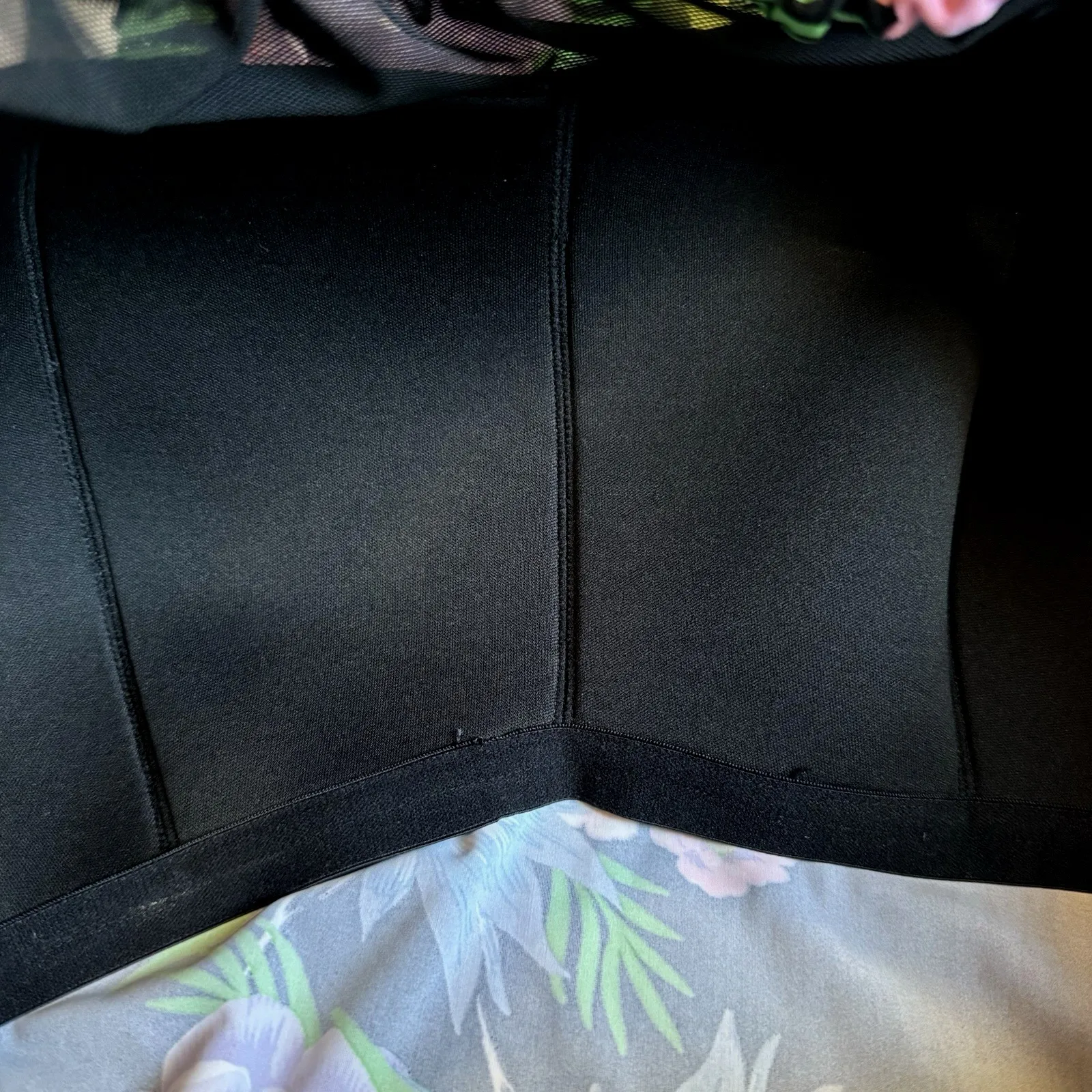 Cacique Tankini Swimsuit Top Women 22 2X Floral Tropical High Neck Wire Free - Image 6