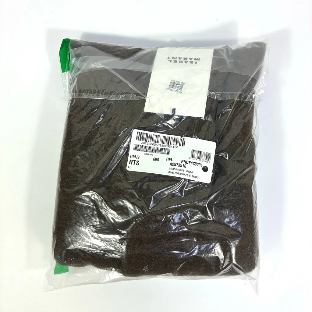 Isabel Marant Kingston Crewneck Sweater Bronze Alpaca Wool Blend US 10 FR 42 NWT - Image 14