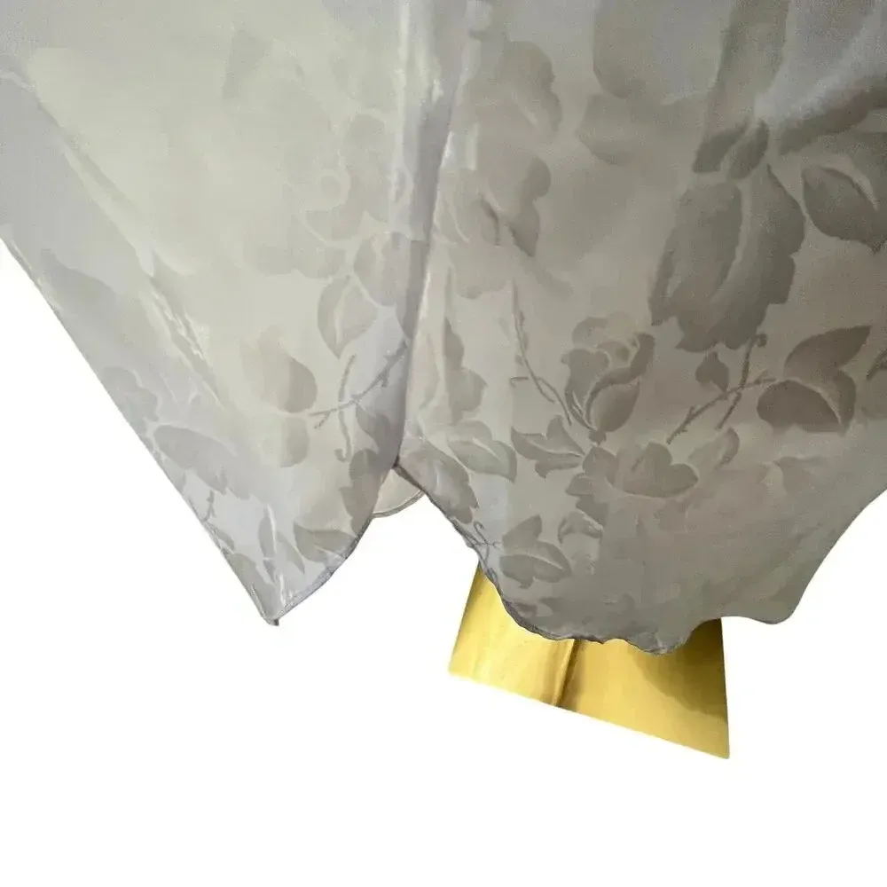 Secret Treasures‎ Women Small Nightgown Pale Lilac Floral Damask Classic Whimsy - Image 6