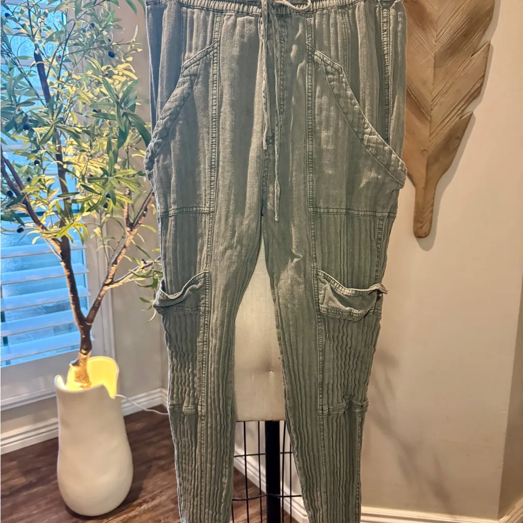 Free People Feelin' Good Utility Pull-On Pants - Image 4