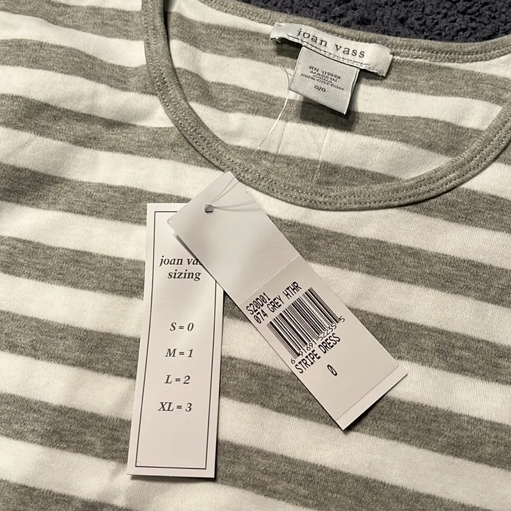 NWT Petites Women's Stripe Cotton Midi Dress - Image 6