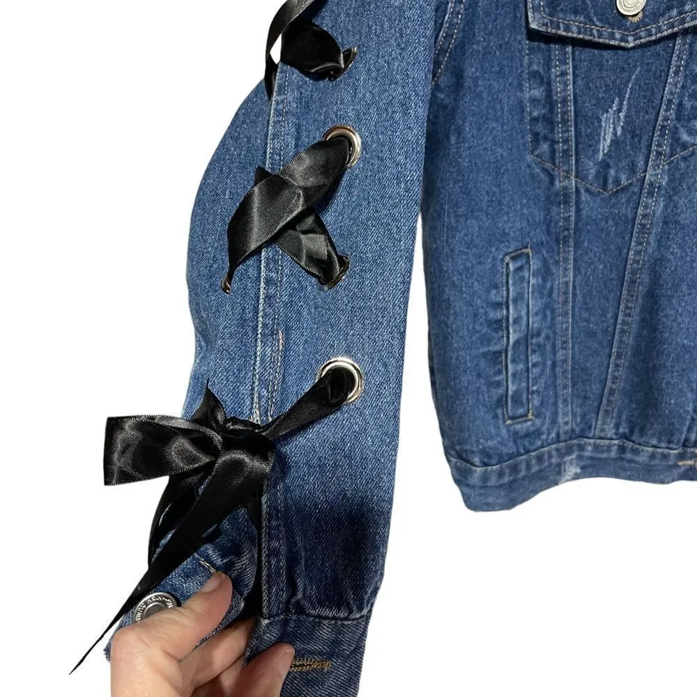 Modern Designer Denim Lace - Image 8