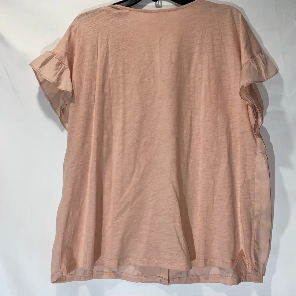 Cotton Bleu Pink Top Women’s Medium - Image 8