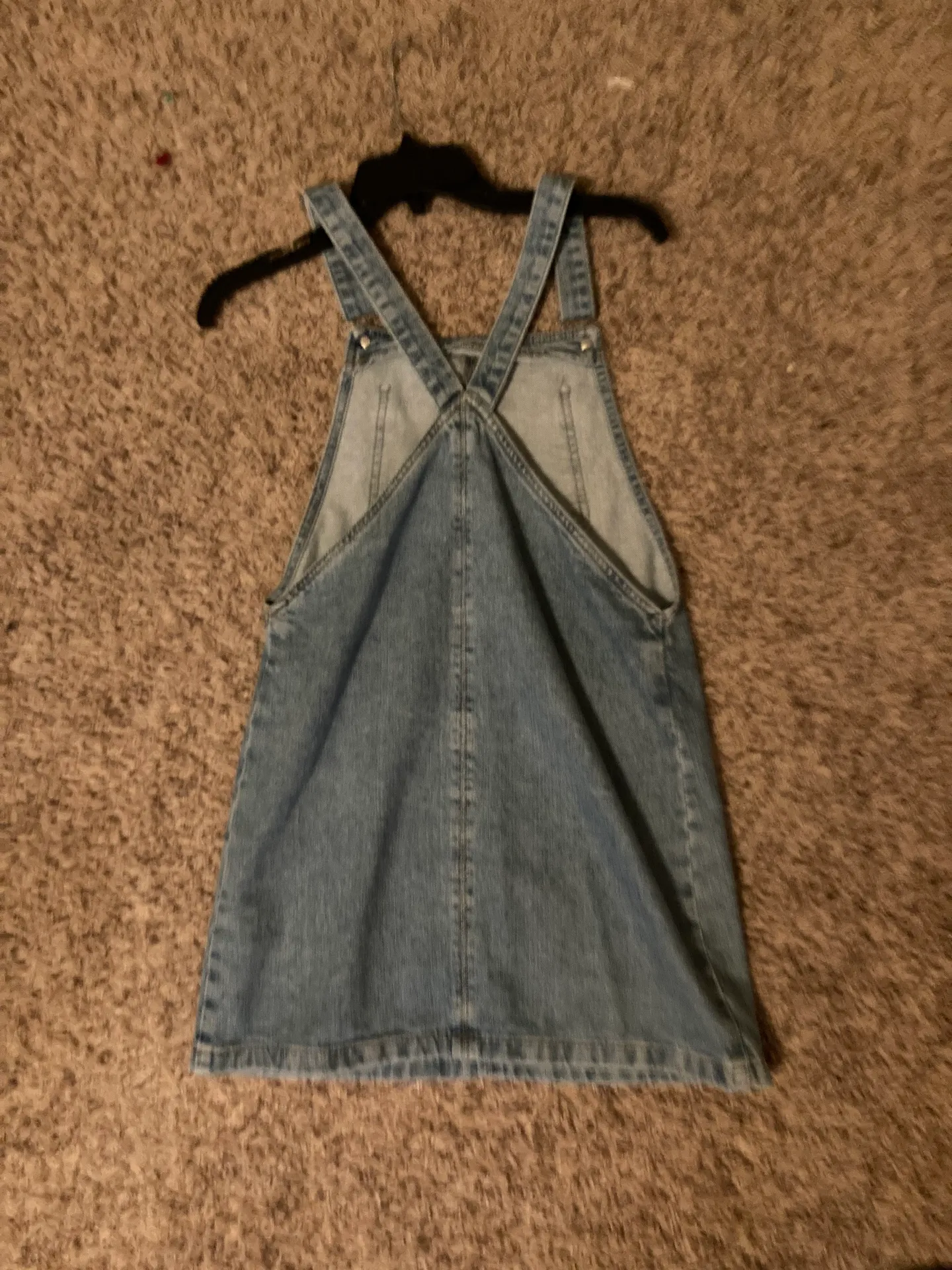 Topshop Denim Overall Dress - Image 2