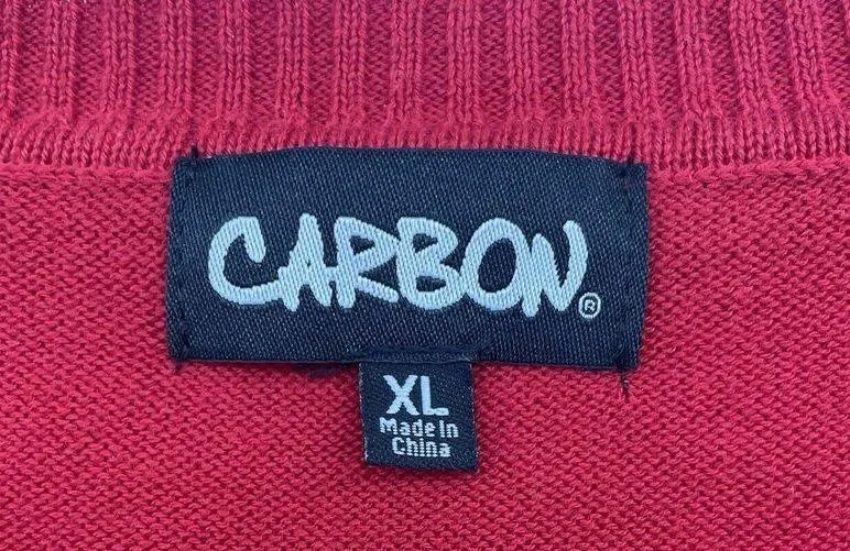 Carbon Y2K Sz XL Sweater Vest Cardigan V - Image 9