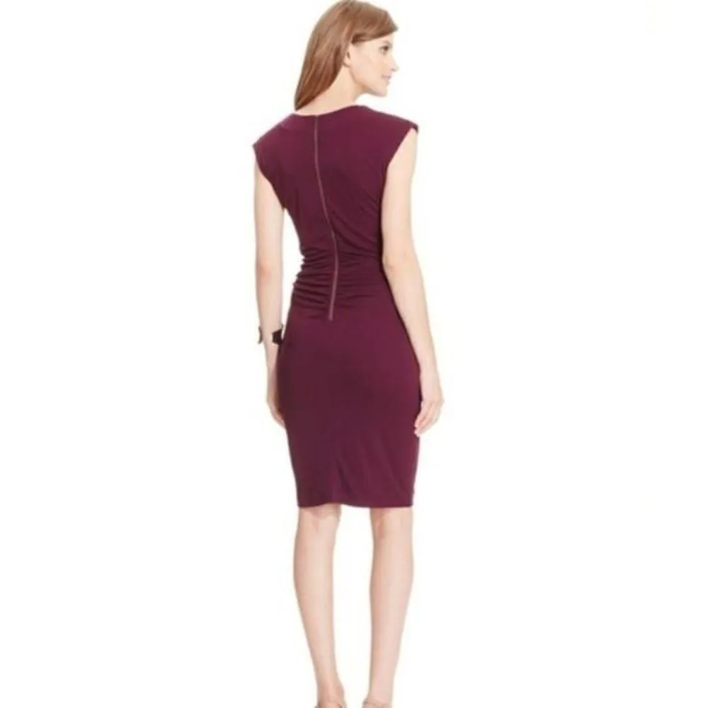 Robert Rodriguez Merlot Raven Dress - Image 2