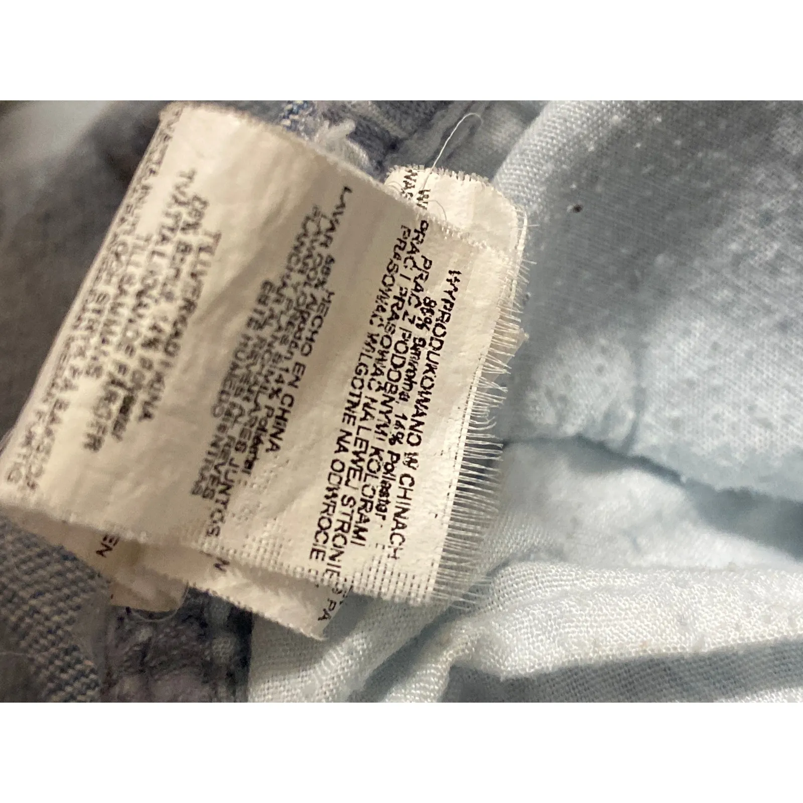 Riot Women's Blue Light Wash High Waisted Straight Tapered Denim Jeans Pants 6 - Image 5