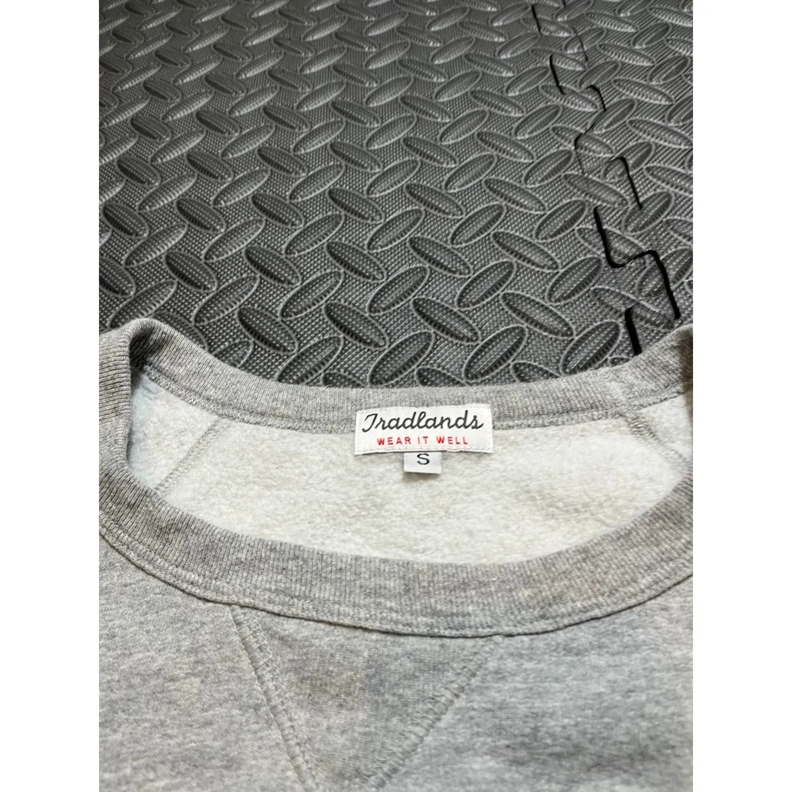 Tradlands Sweater Womens Size Small Light Gray Crewneck Top Cotton - Image 4