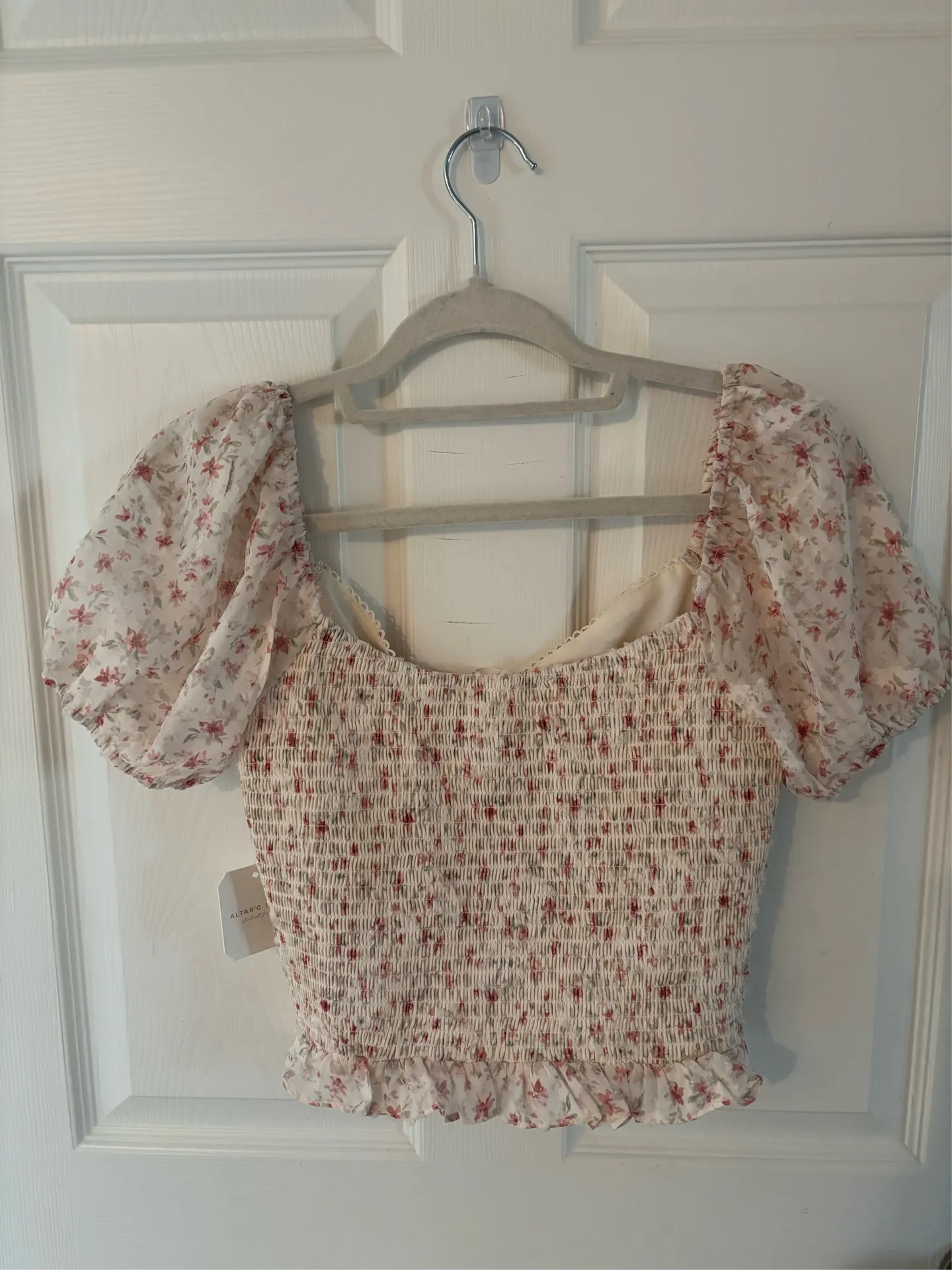 Altar'd State Corset Top Floral - Image 4