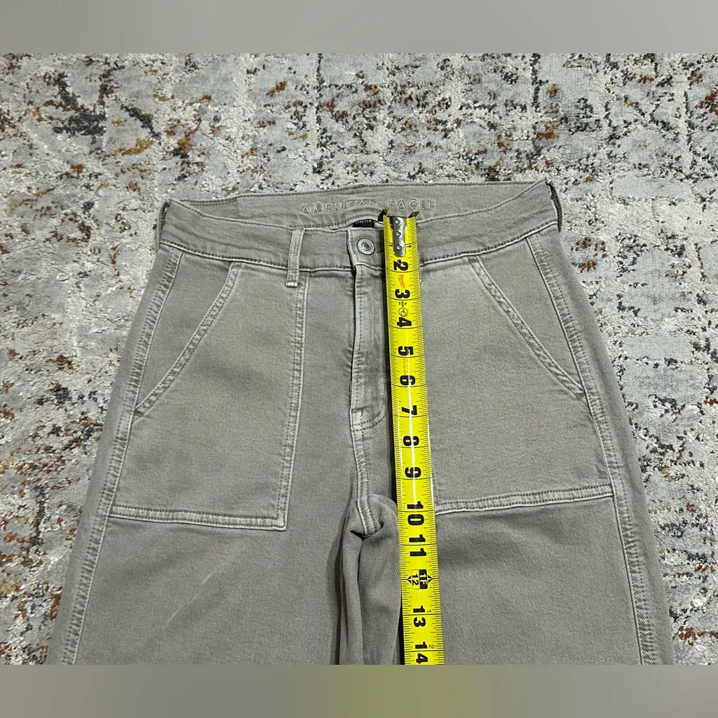 AMERICAN EAGLE Baggy Skater jeans size 2 tan - Image 6