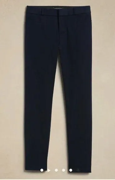 Banana Republic Sloan Pant, Skinny, Black, Size 2 - Image 5