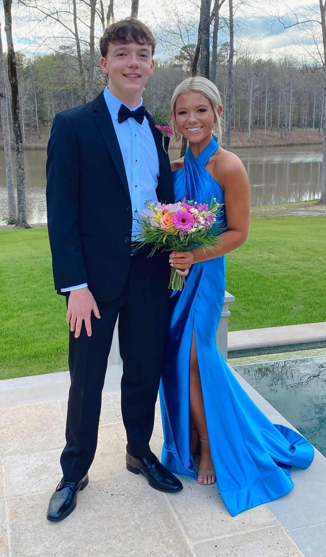 Blue Prom Dress - Image 4