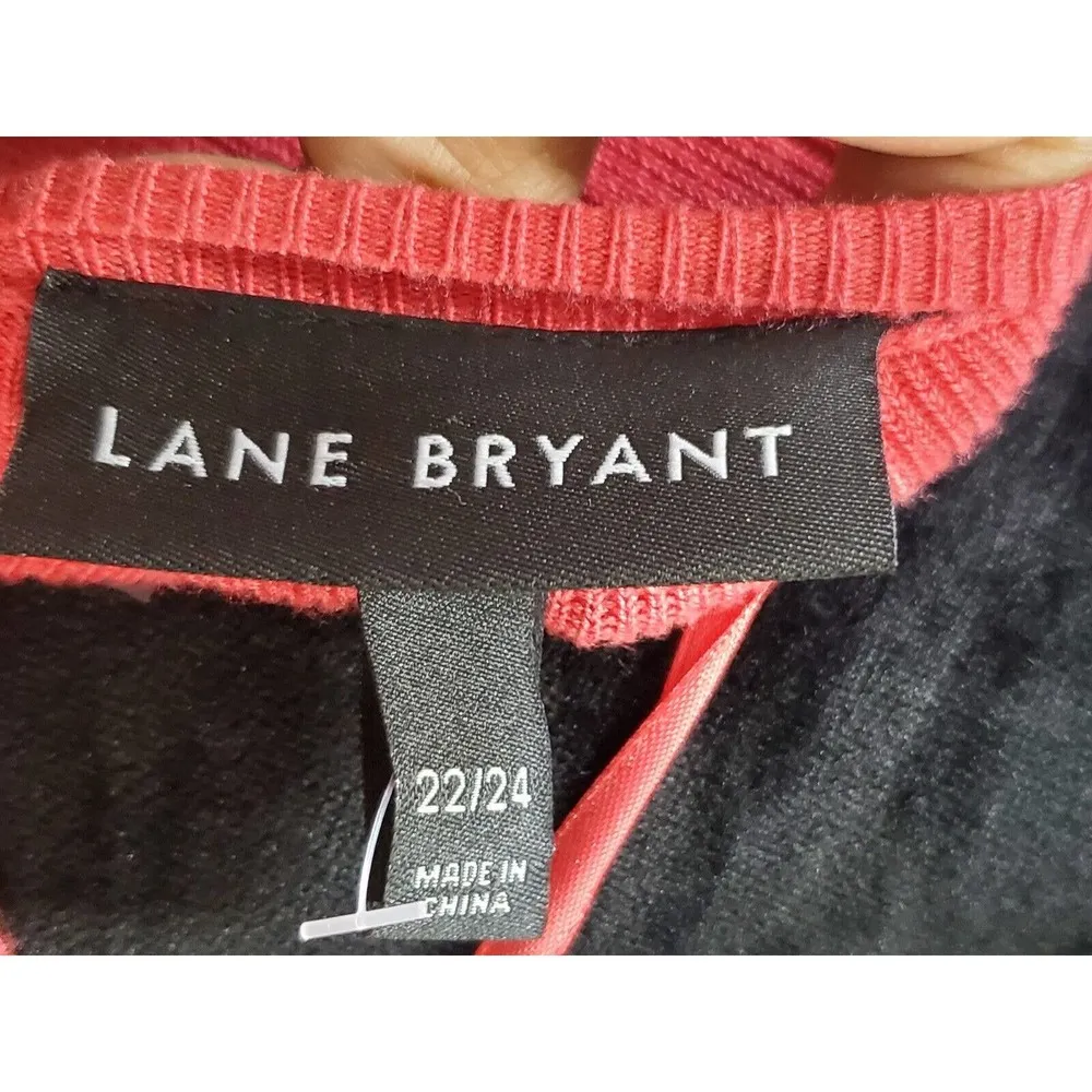 Lane Bryant Women's Pink Rayon V-Neck Long Sleeve Casual Top Blouse Size 22/24 - Image 11