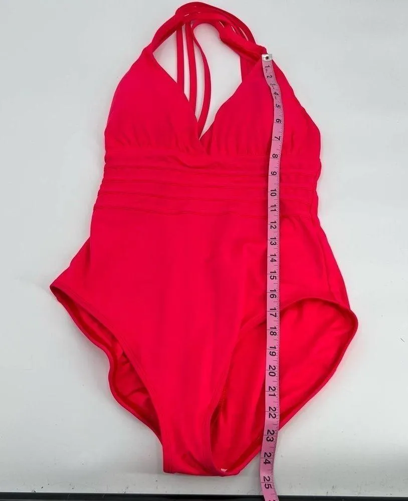 La Blanca Island Goddess multi-strap cross back one piece swimsuit size 12 - Image 13