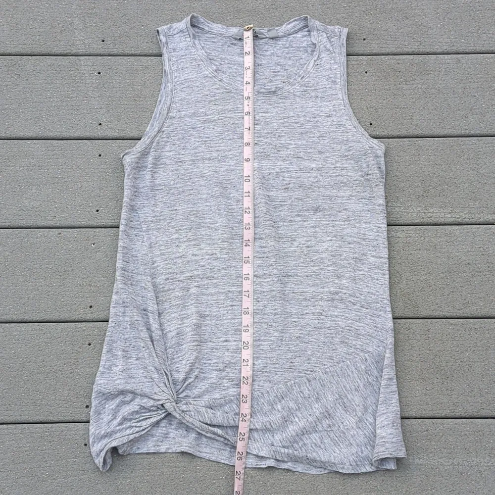 Athleta Zephyr Knot Linen Top | Front Knot Sleeveless Top - Image 13