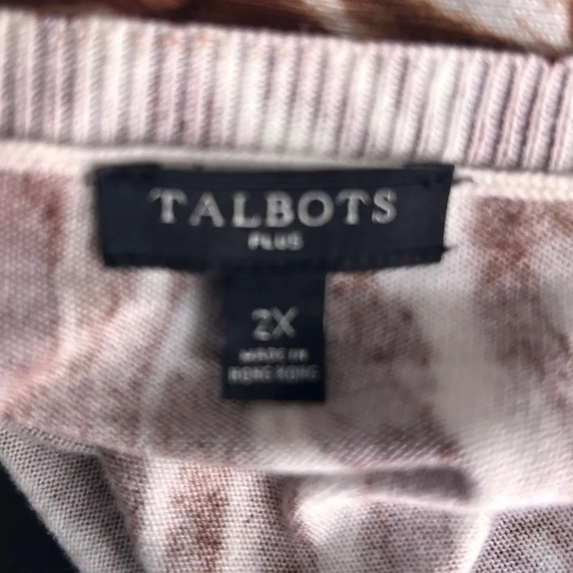 Talbots Cardigan‎ Sweater Brown 2X - Image 6