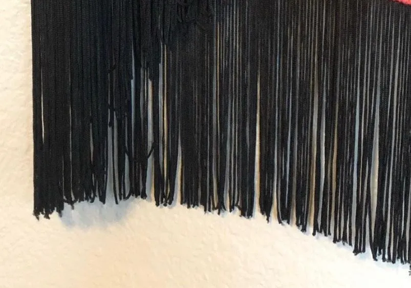 Romeo & Juliet Floral Fringed Kimono Small - Image 8