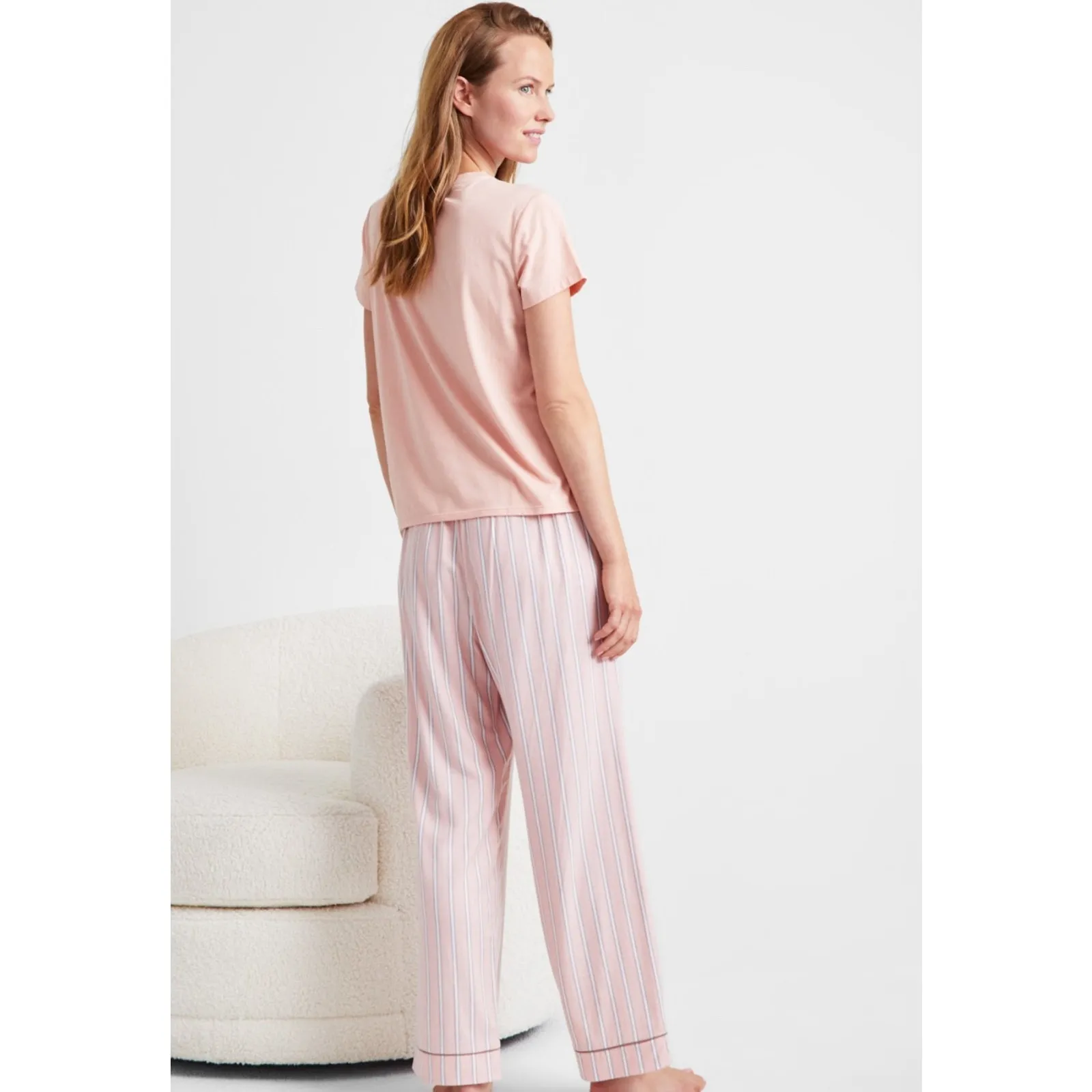 Brand New State of Day Women's Size XXL Orange White Lounge Pants Sleepwear Size M - Image 3