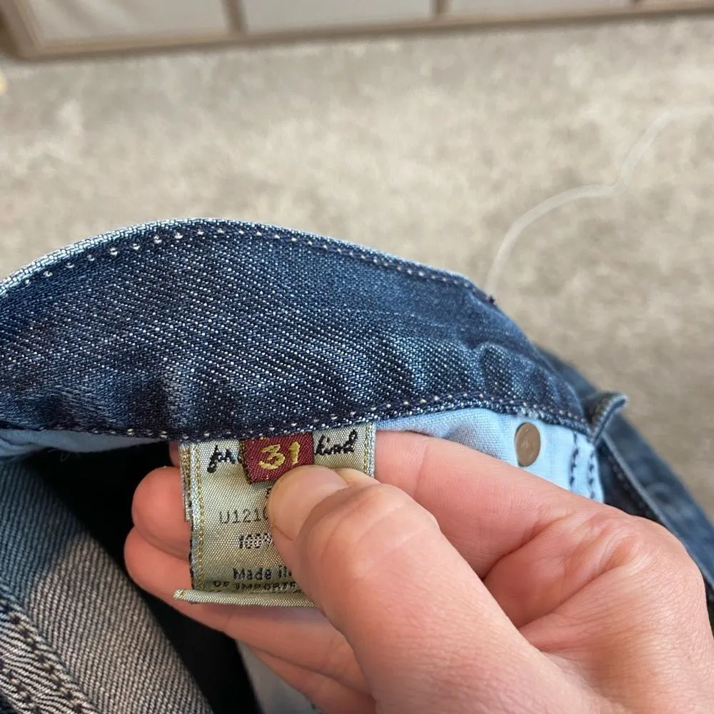 Seven for all mankind cropped straight leg jeans - Image 4