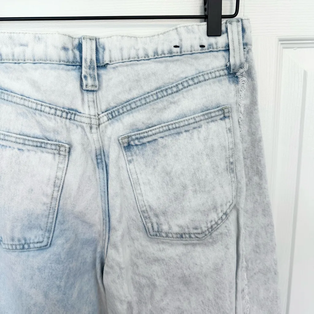 GAP DENIM Light Blue BAGGY Wide-Leg Women Jeans Sz 6 - Image 5