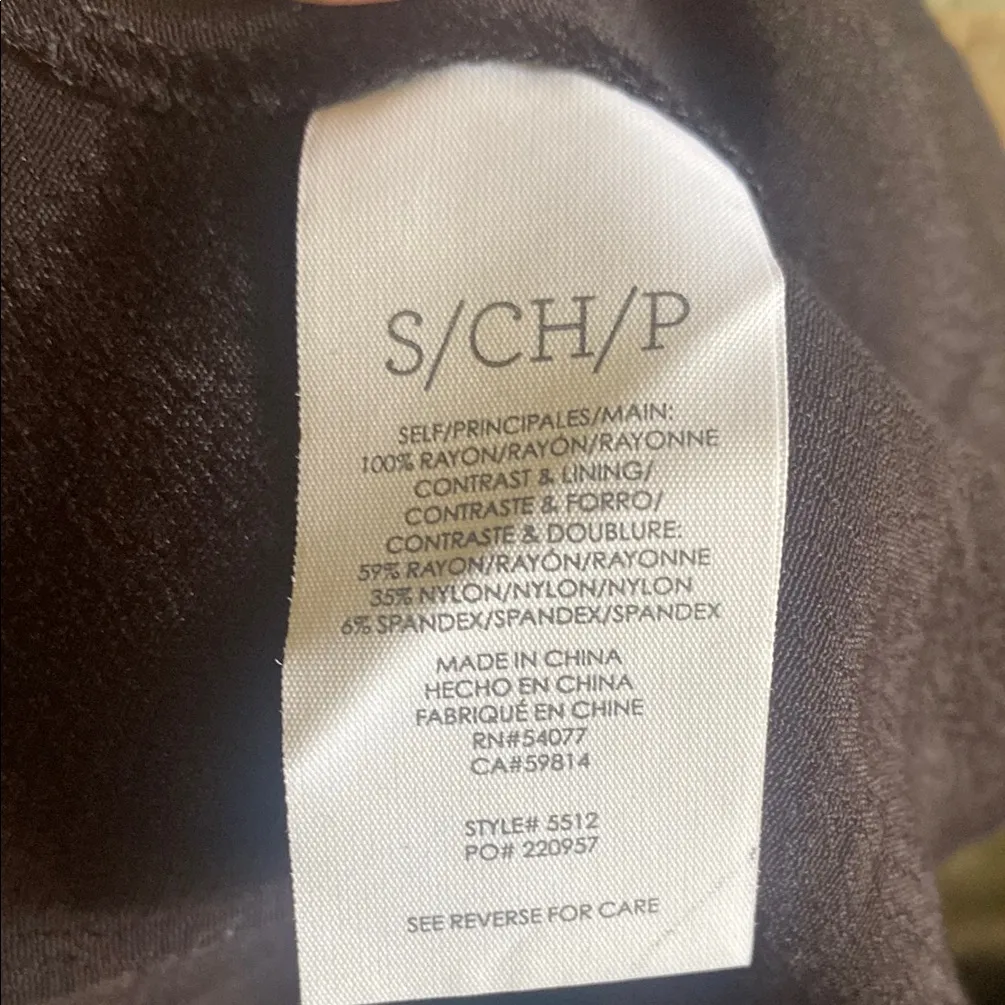 CAbi Elegant Black Women's Skirt small - Image 3