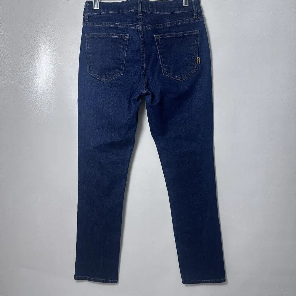 Rich & Skinny Jeans Womens 26 Blue Skinny Ankle Indigo Wash Denim - Image 2