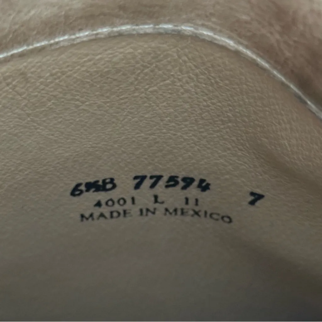 Frye Women’s Tall Beige Leather Heeled Boots - Image 13