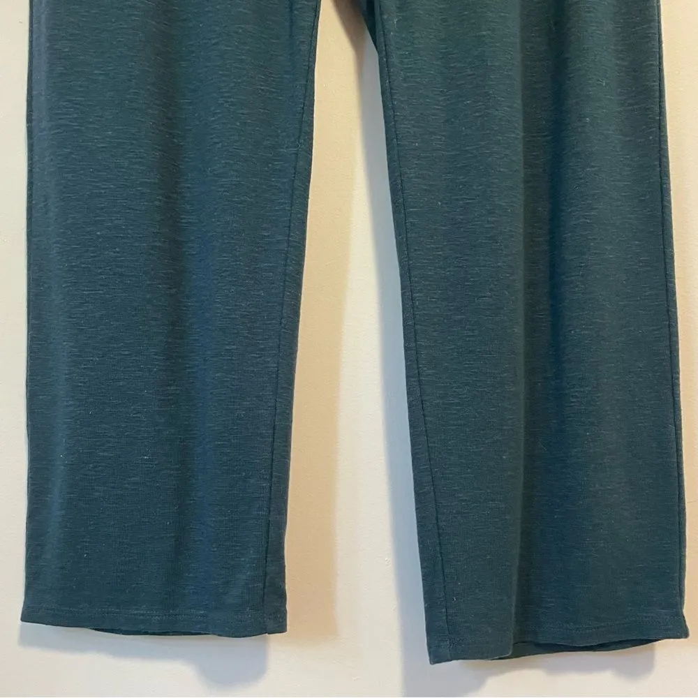 J Jill Linen Blend Pants Woven Knit Lagenlook Pull On Jeans Size Large - Image 10