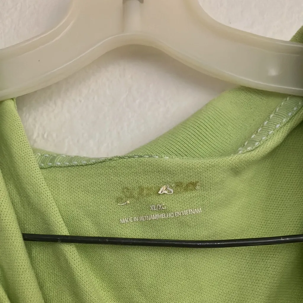 FINAL MARKDOWN St. John’s bay ladies sleeveless polo shirt xl - Image 3