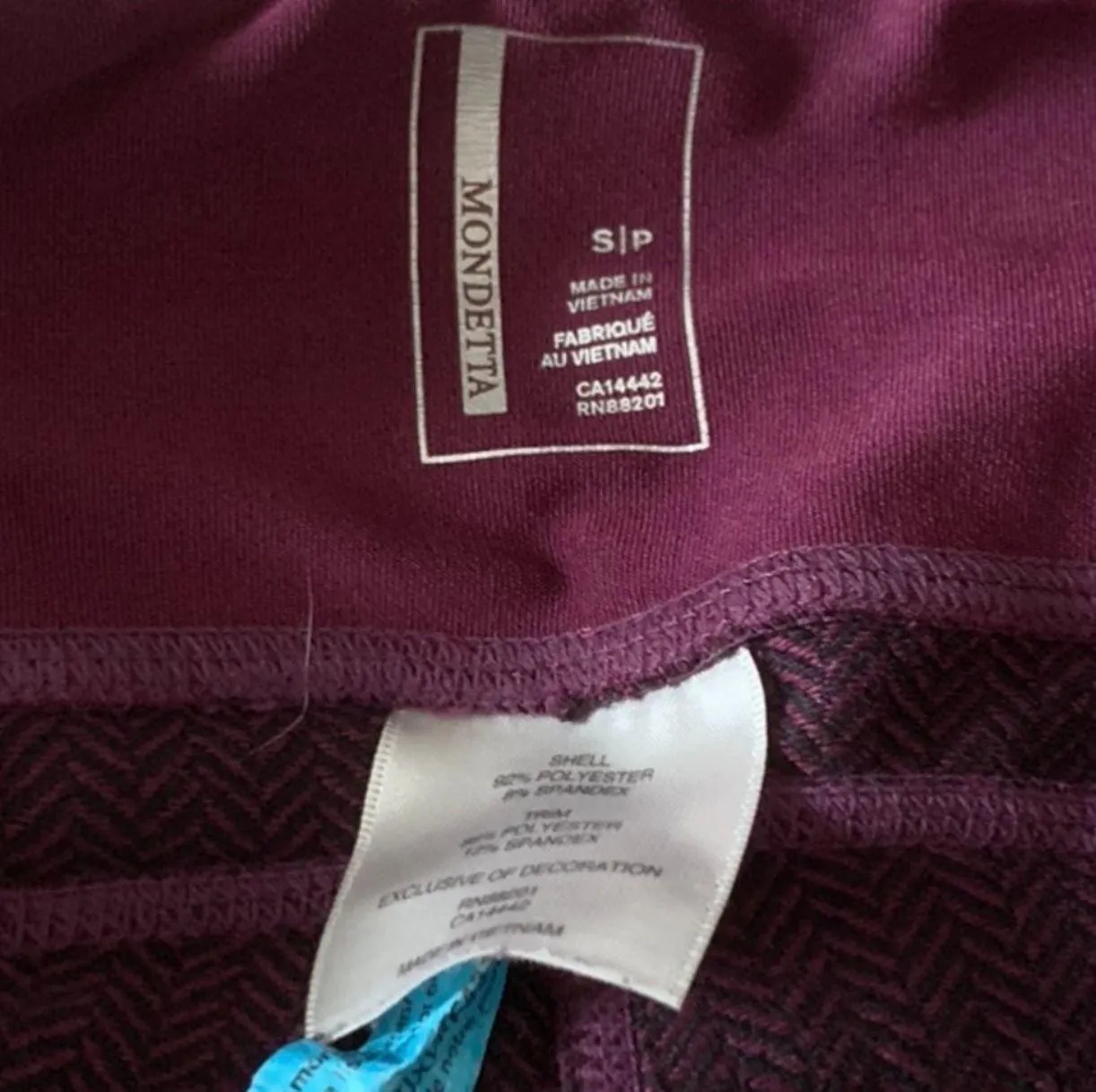 Plum & Black Leggings - Image 9