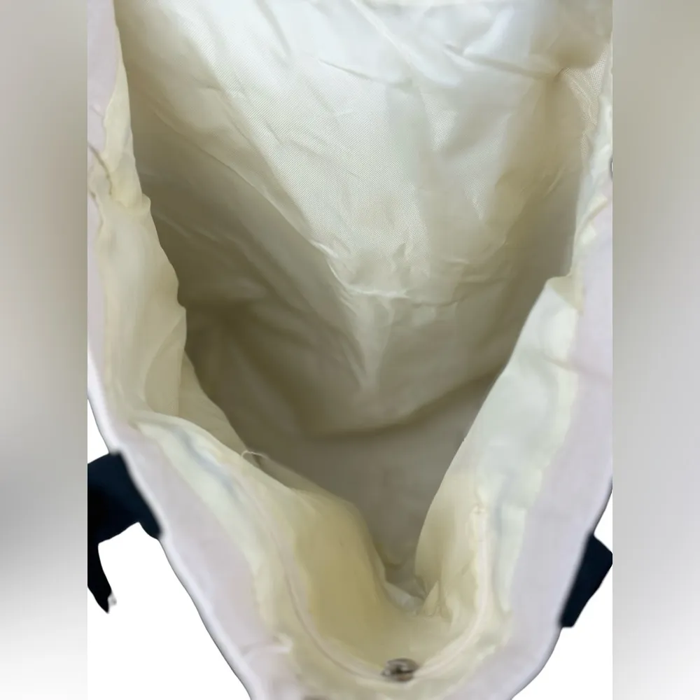 Mittoshop Large Canvas Pink & Khaki Crossbody Handbag Beach Carry On Tote Bag - Image 6