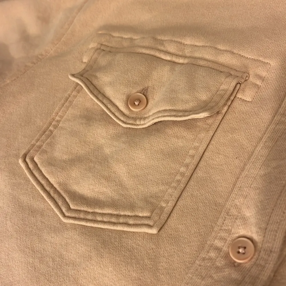 Aritzia Wilfred Free 100% Organic Cotton The Ganna Shaket, tan , oversized S - Image 8