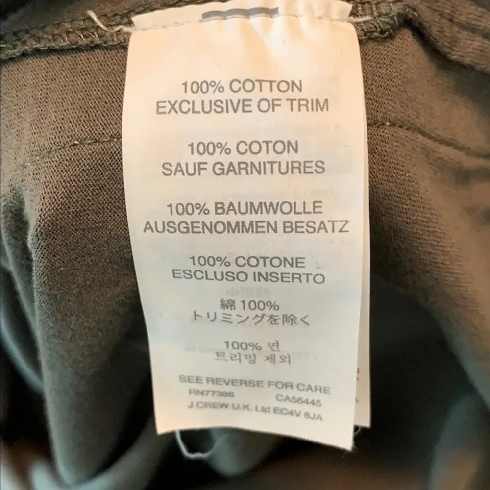 J Crew Metallic Striped/Green V-Neck Top - Image 5