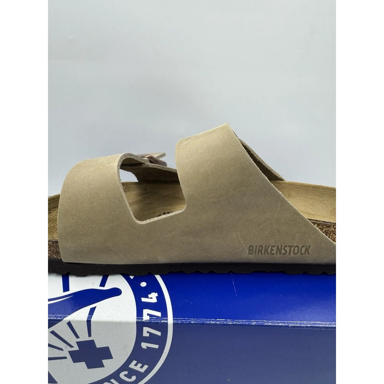 Birkenstock Arizona Tabacco Brown Leather Footbed Sandal New Size EU 39 US 8 - Image 11