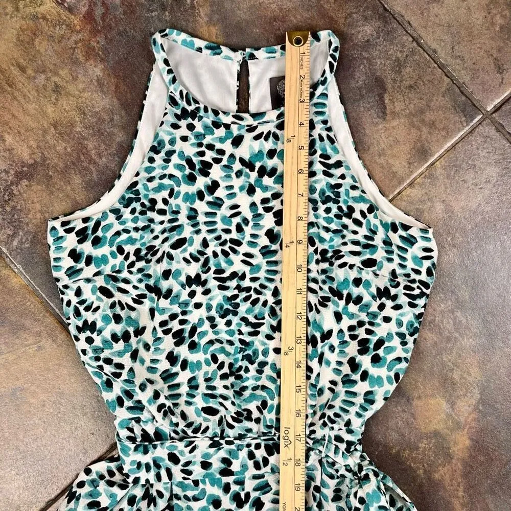 Vince Camuto Sleeveless High Neck Tie Waist Capri Jumpsuit 4 - Image 7