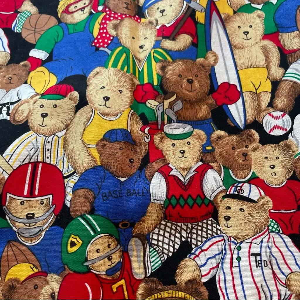 Sostanza Contemporary Apparel Teddy Bear Pattern Vest. L/XL Red Size undefined - Image 4