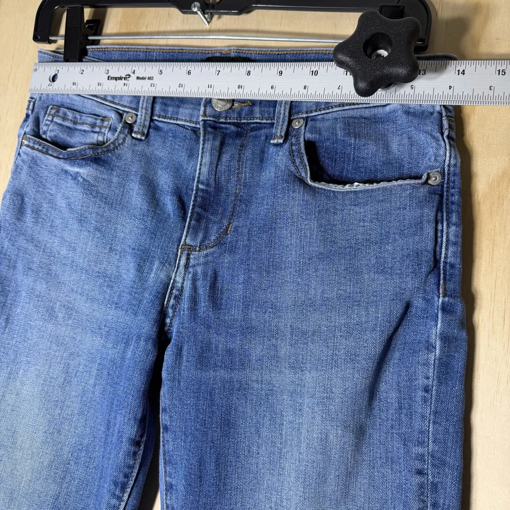 Banana Republic Premium Denim Girlfriend Jeans Women’s 27L Long Medium Wash - Image 2