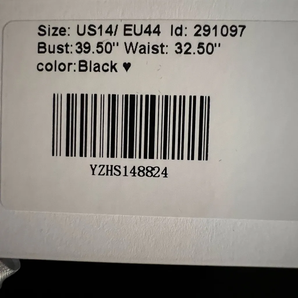 JJ’s House Black Lace Gown Size 14 Formal Elegance - Image 8