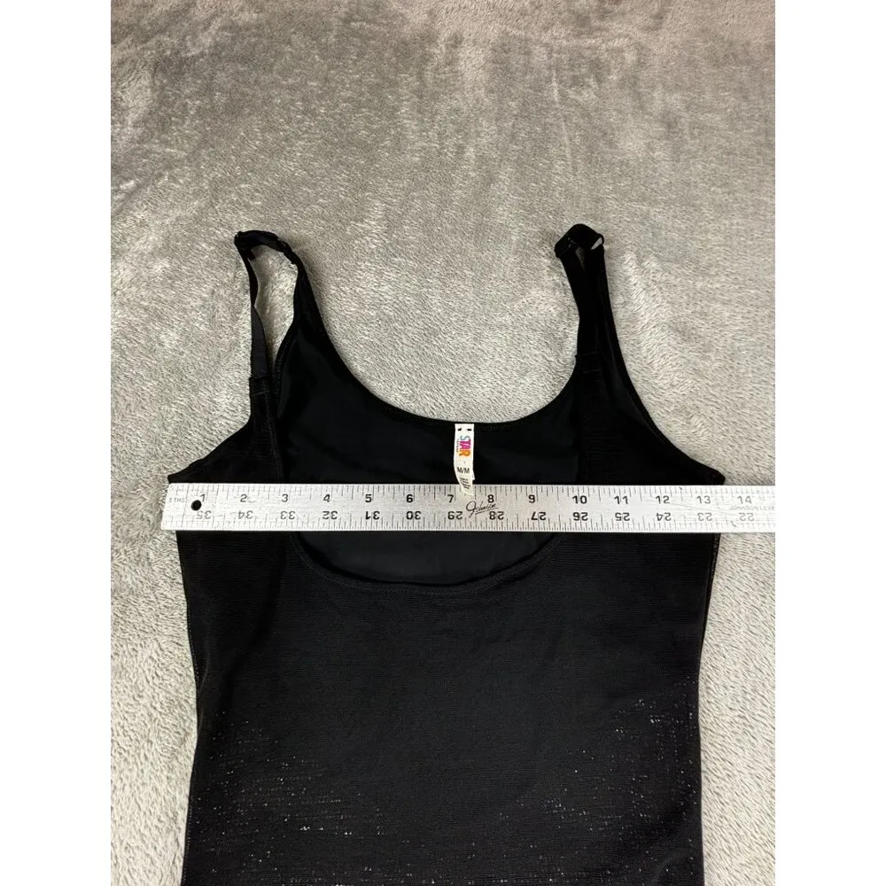 Star Power by SPANX Black Open Bust Full Slip Size M Shape wear - Image 8