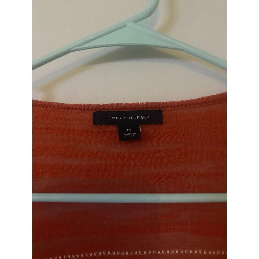 NWT Tommy Hilfiger Striped Fly-Away Cardigan Sweater Sail Away Size M - Image 3