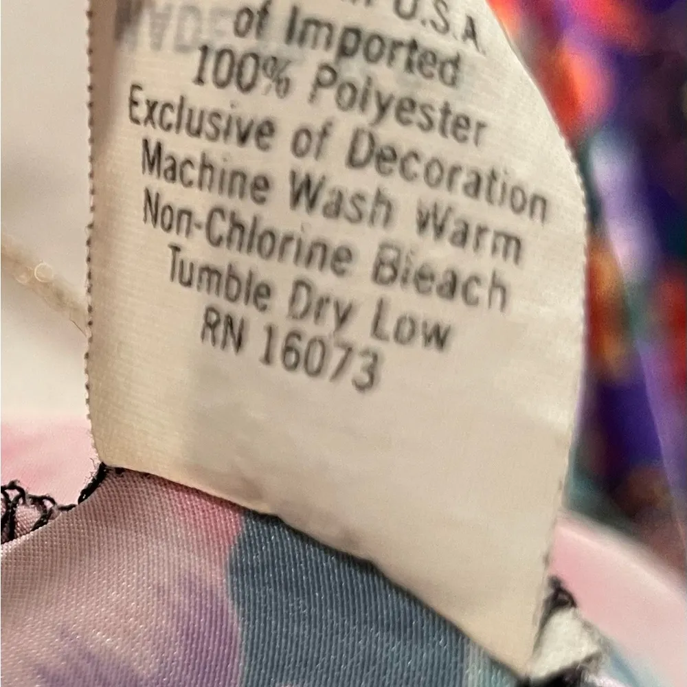 VTG 90s Pixiecore Purple & Pink Floral Patterned Cami Slip Mini Dress - M - Image 11